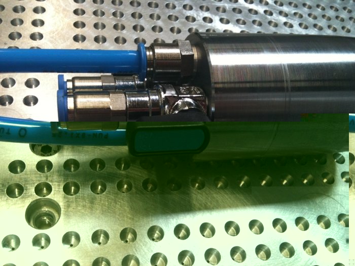 Adapter mit 2x mini Absperrhahn