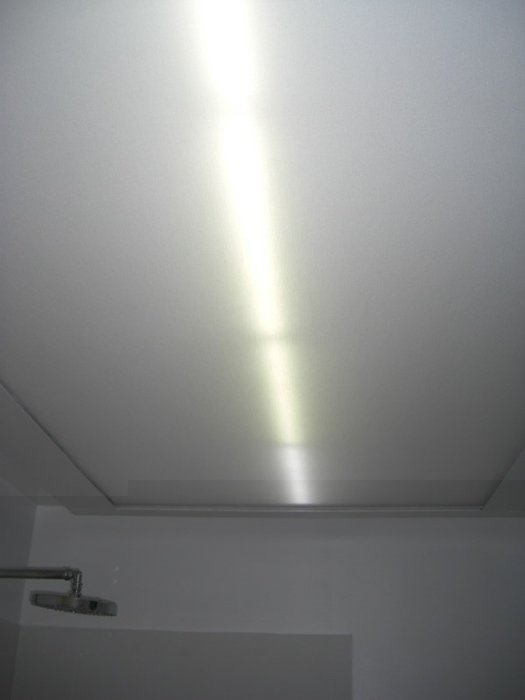 Lichtdecke vor Austausch der hinteren Stripe