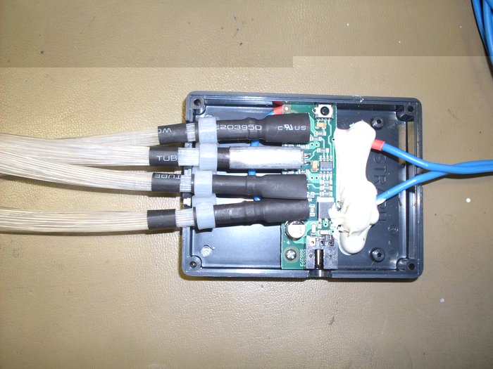 Wie man sieht, Gerät zum Teil umgebaut