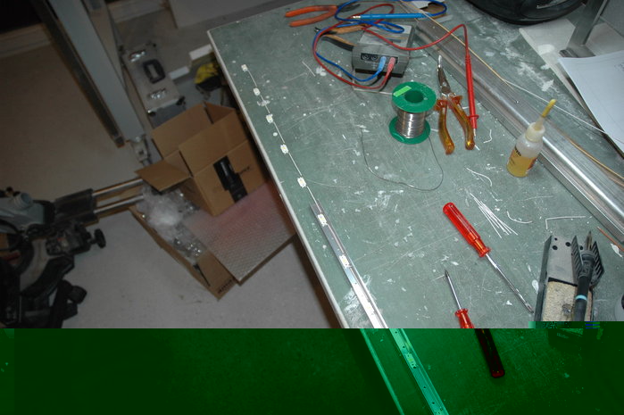 Vorsichtig in die Leiste schieben, nur nicht hudeln