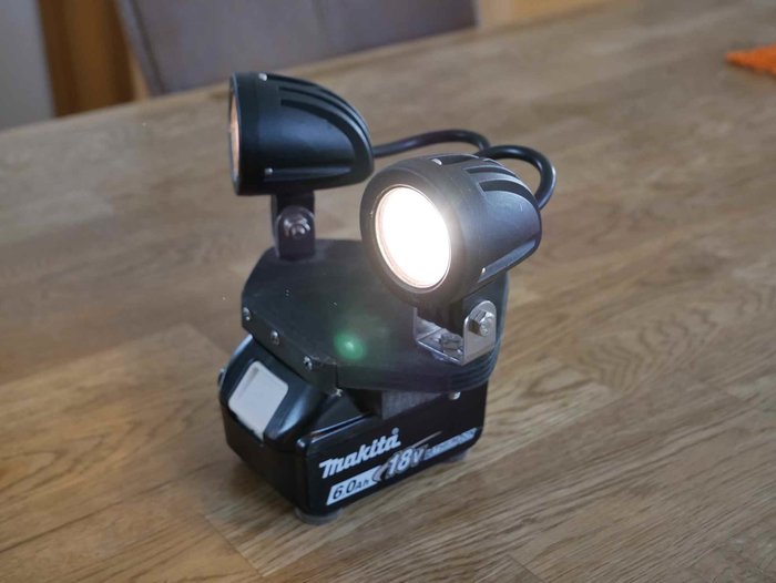 meine alten Lampen mit China Arbeitsstrahlern