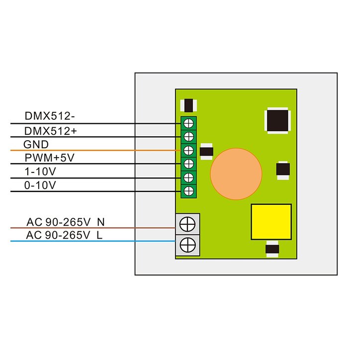 Schaltplan Dimmer Detail