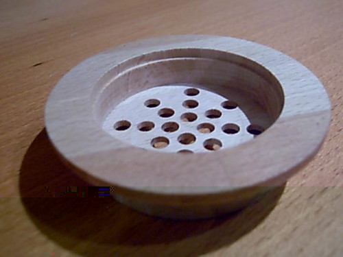 Es kann hier noch ein Acrylglas eingesetzt werden.